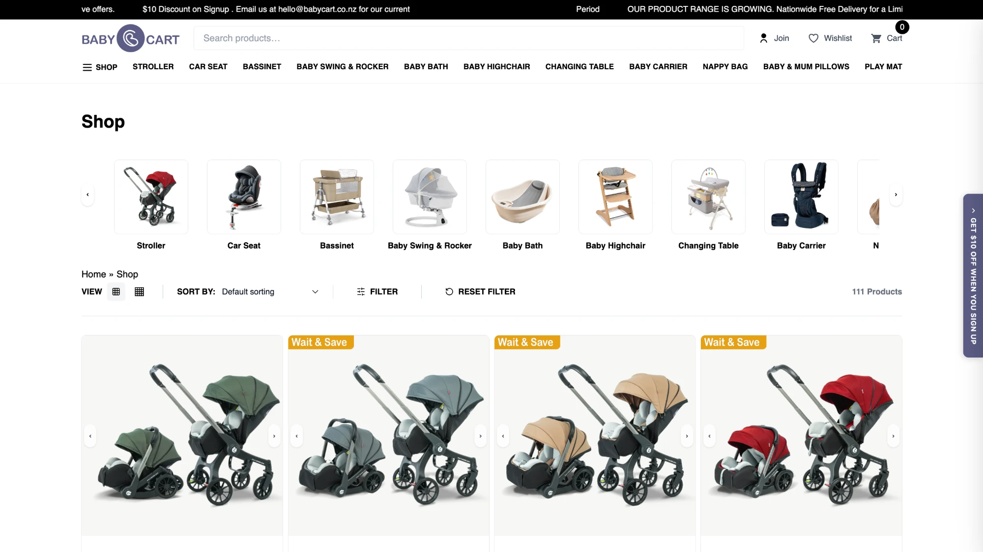 Baby Cart — Shop & Categories