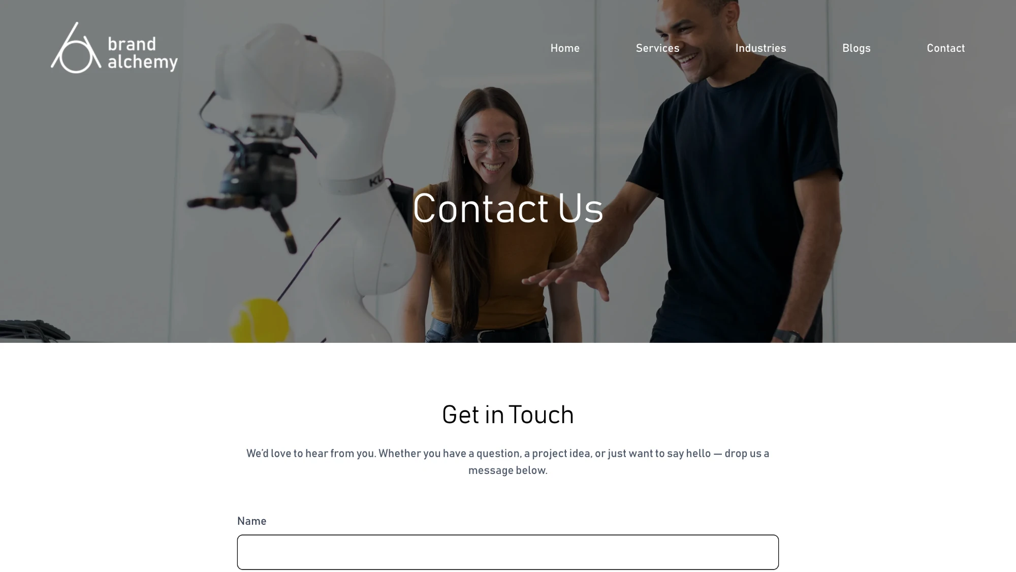 Brand Alchemy — Contact