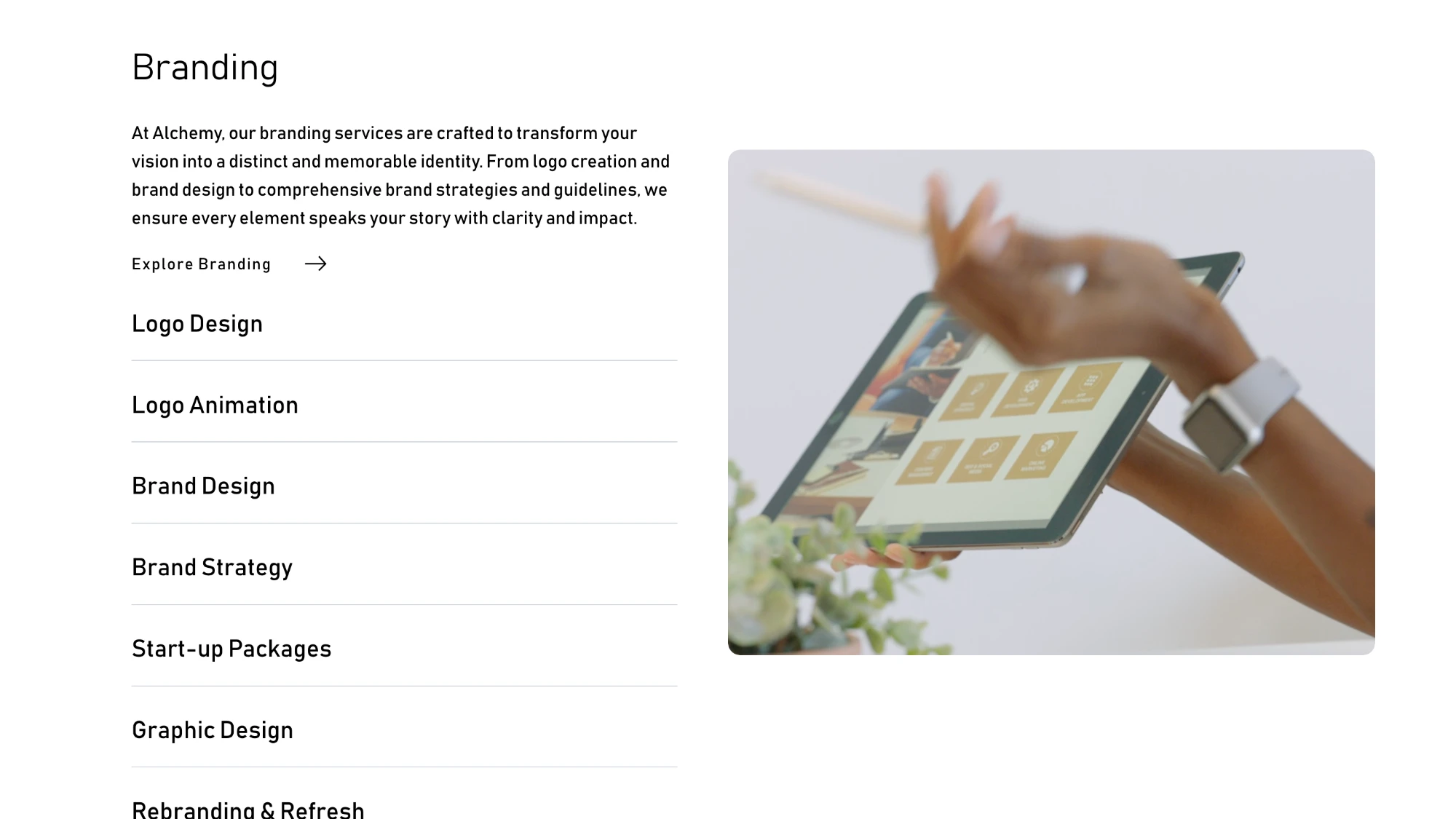 Brand Alchemy — Services