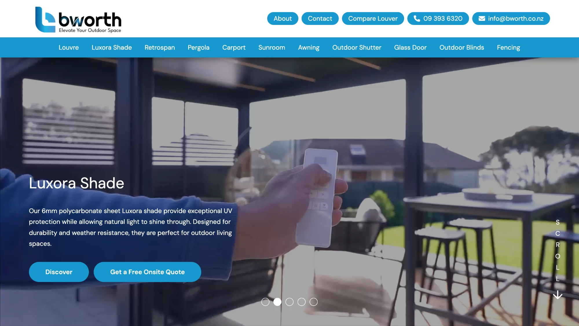Bworth website
