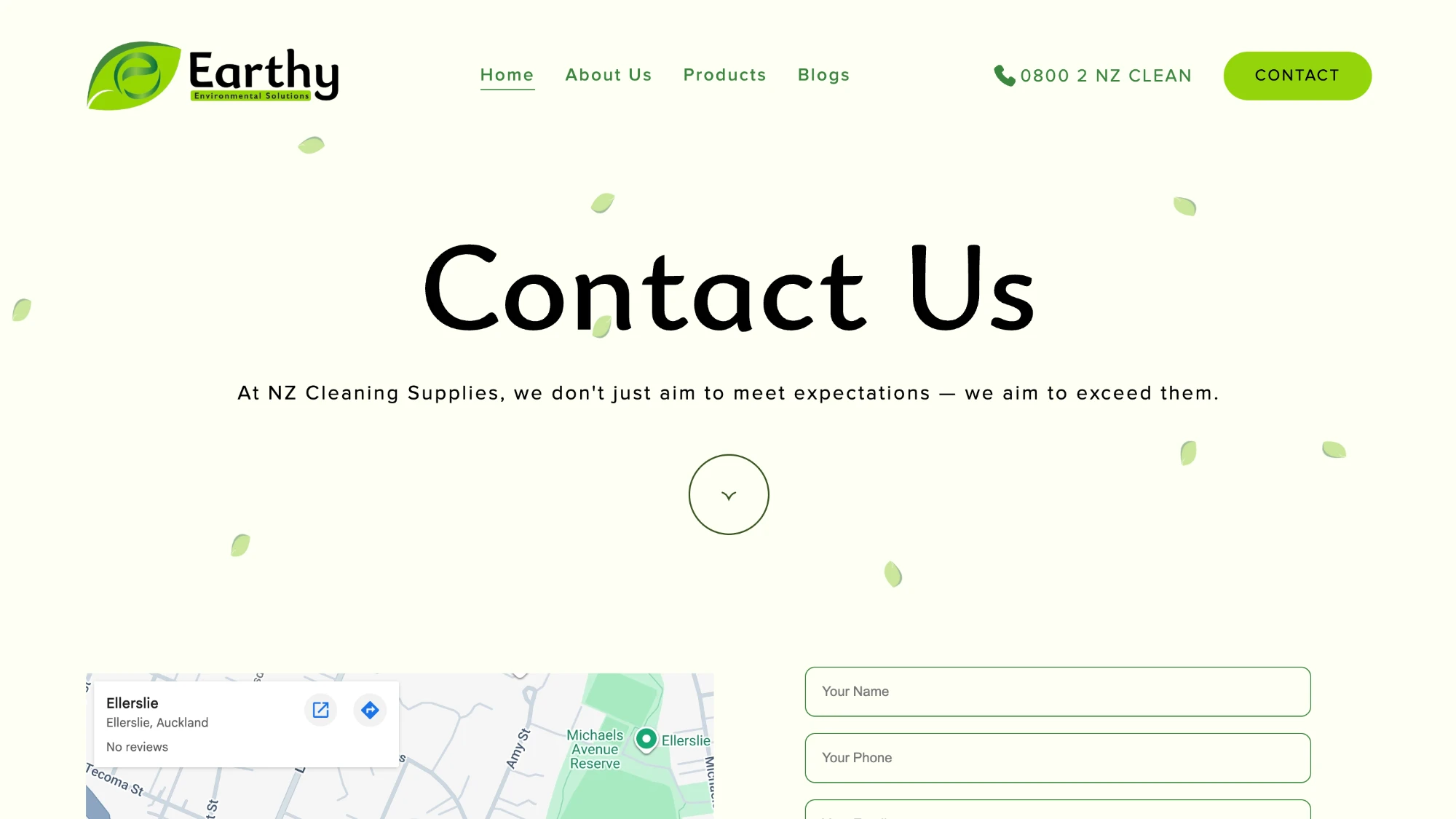 Earthy — Contact