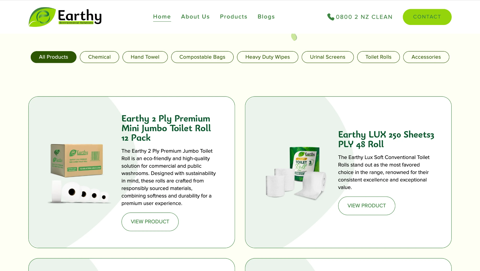 Earthy — Product Catalogue