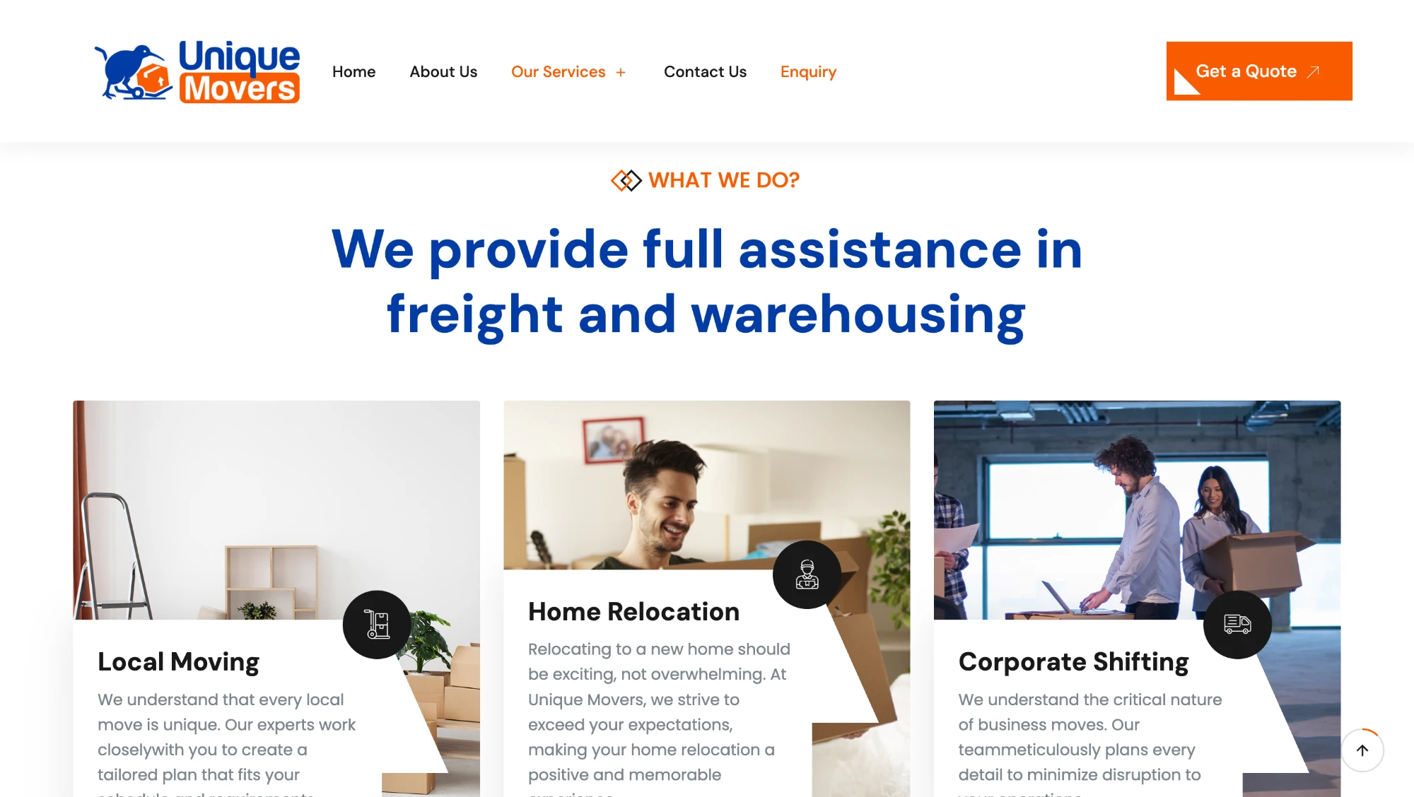 Unique Movers — Services